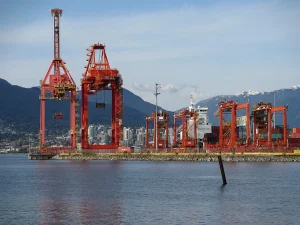 Vancouver container port, Canada