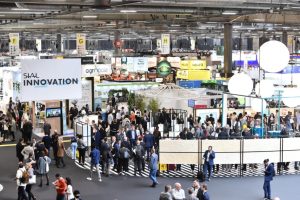 Crowds at a previous SIAL Paris food trade exhibition